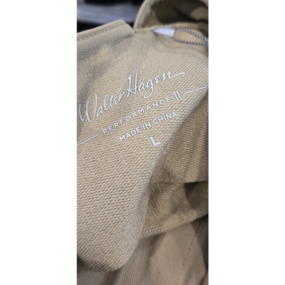 Walter Hagen Performance 11 Jacket Men's Sz Large New With Tags Tan Color (C-28)